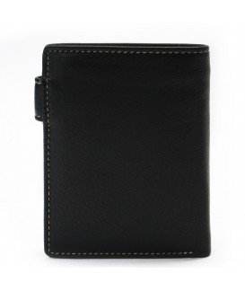 Black women's wallet with pinch 511-6155-60