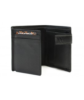 Black women's wallet with pinch 511-6155-60