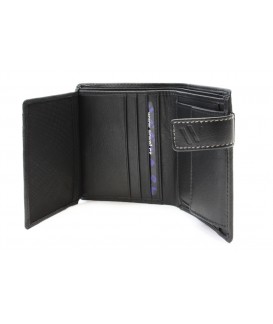 Black women's wallet with pinch 511-6155-60