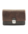 Dunkelbraunes Herren Dokumentenetui aus Leder im Stil von BAMBOO 611-2411F-47