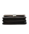 Dunkelbraunes Herren Dokumentenetui aus Leder im Stil von BAMBOO 611-2411F-47