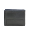 Black-blue men's leather dollar wallet 519-8132-60/97