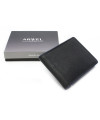 Black-blue men's leather dollar wallet 519-8132-60/97
