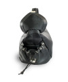 Rucksack aus schwarzem Leder 311-1038-60