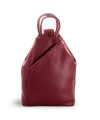 Burgunderroter Lederrucksack 311-1184-34