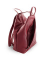 Burgunderroter Lederrucksack 311-1184-34