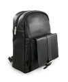 Rucksack aus schwarzem Leder 311-1717-60/40