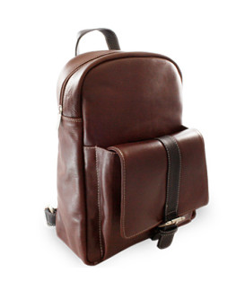 Brauner Lederrucksack 311-1717-40/60