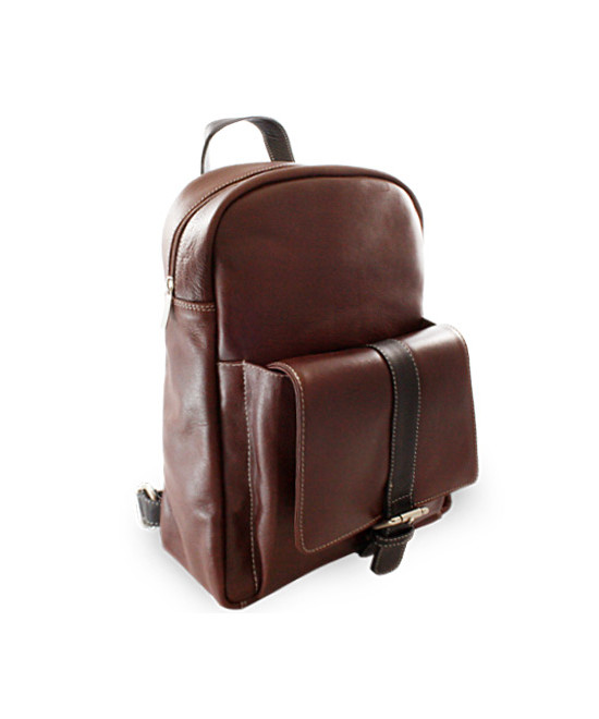 Brauner Lederrucksack 311-1717-40/60