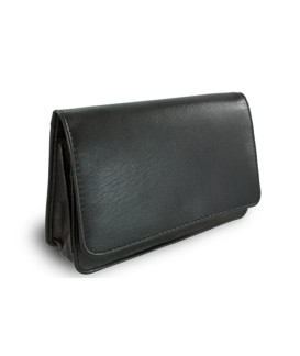 Schwarzes Lederetui 611-0016-60