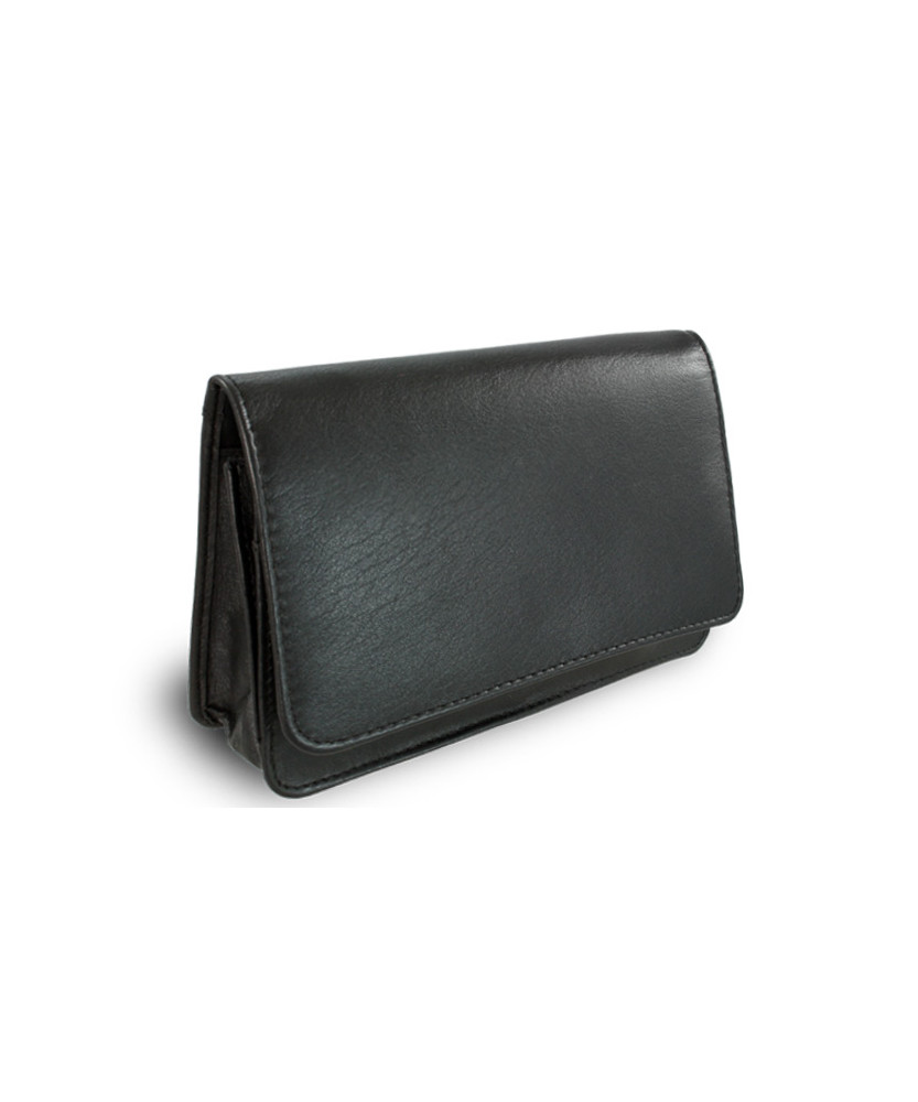 Black leather etui 611-0016-60