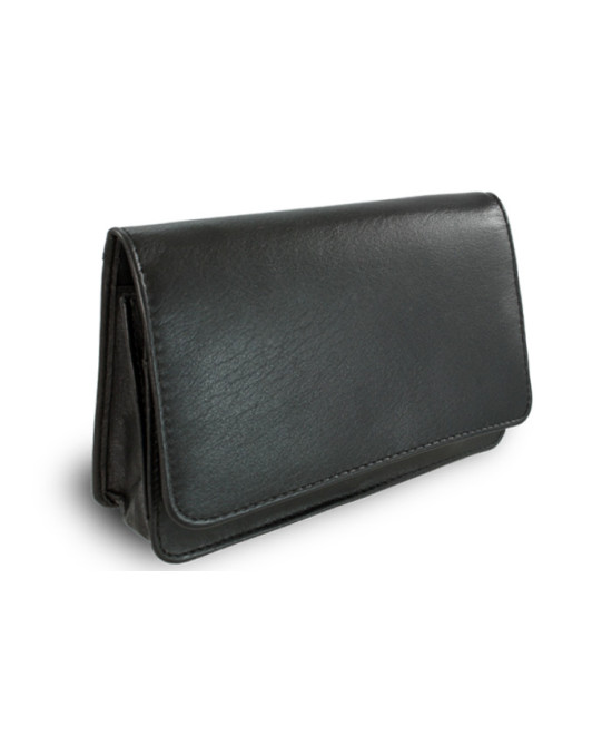 Black leather etui 611-0016-60