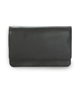 Black leather etui 611-0016-60
