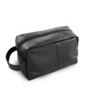 Schwarzes Leder Kosmetiketui 611-2059-60