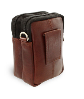 Dokumentenetui aus braunem Leder 611-6207-40/60