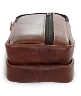 Dokumentenetui aus braunem Leder 611-6207-40/60