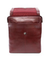 Dunkelroter urbaner Lederrucksack 311-1660-31